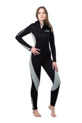 Гидрокостюм Монодайвинг женский 3мм нейлон/нейлон черно-серый Гидрокостюм Монодайвинг женский 3мм нейлон/нейлон черно-серый
